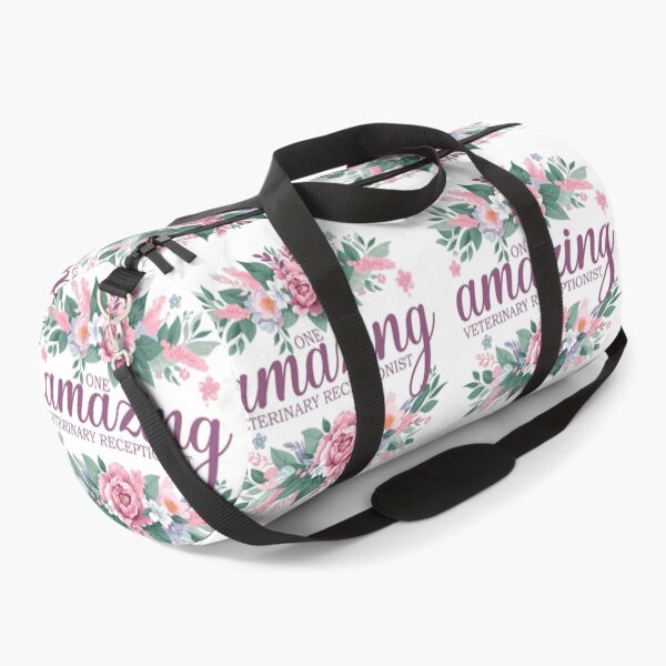 Item preview, One Amazing Veterinary Receptionist - Floral Design designed and sold by TeesYouWant.
