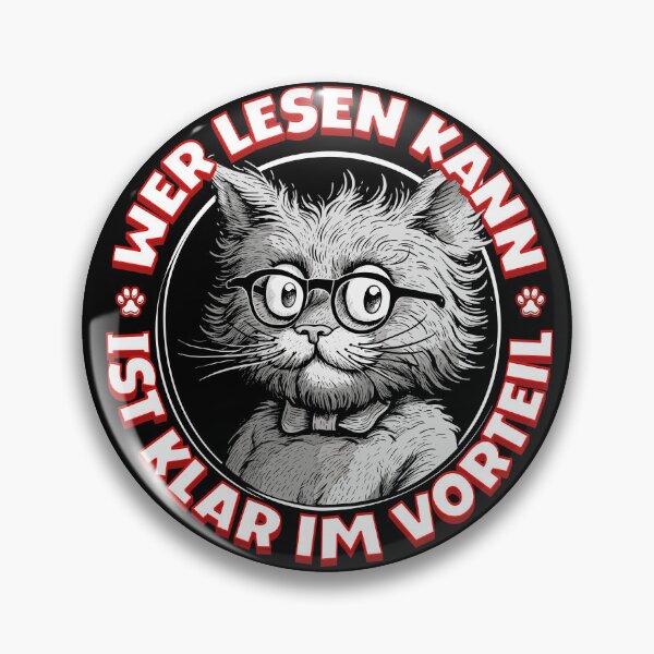 Artikelvorschau, wer lesen kann ist klar im Vorteil - Katze mit Brille entworfen und verkauft von SpecialtiesShop.