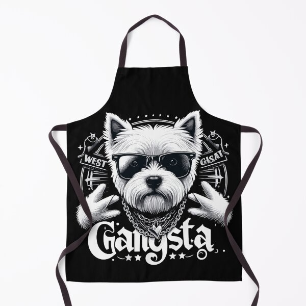 Item preview, West Highland White Terrier Gangsta Dog Gift designed and sold by Pineapple-Tree.