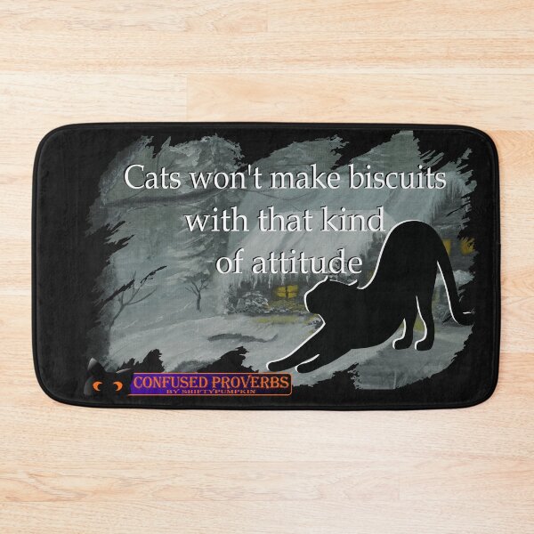 Item preview, Confused Proverbs: Cat Biscuits designed and sold by ShiftyPumpkin.