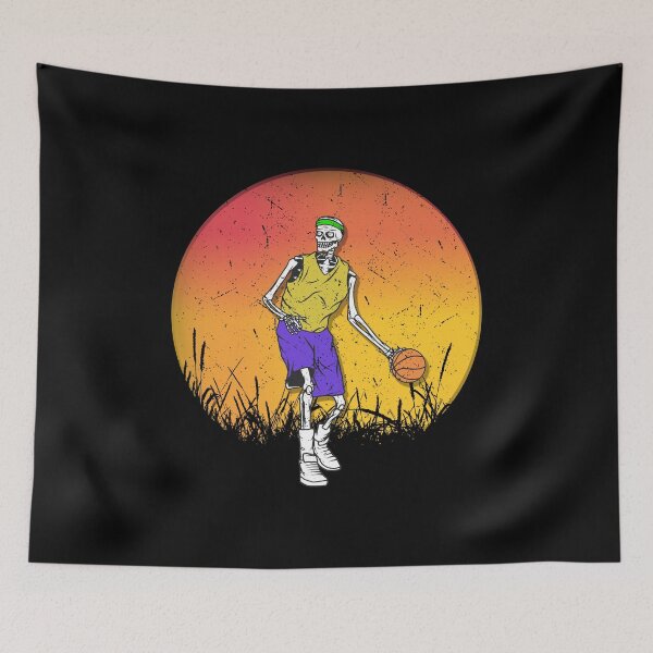 Item preview, Basketball Skeleton Sunset designed and sold by franktact.