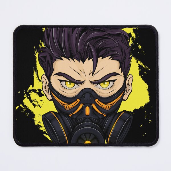 Item preview, Anime art with a post-apocalyptic mask theme designed and sold by Indraokta22.