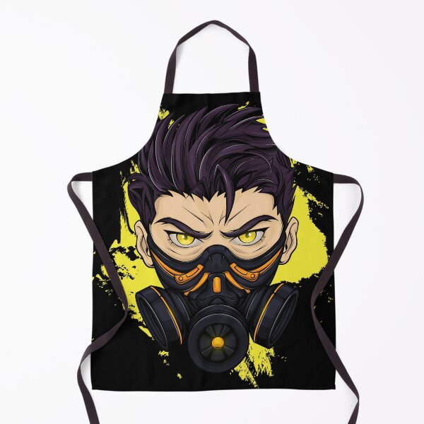 Item preview, Anime art with a post-apocalyptic mask theme designed and sold by Indraokta22.