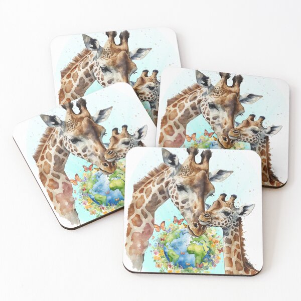 Item preview, Mother Baby Giraffe designed and sold by Karen Wood.