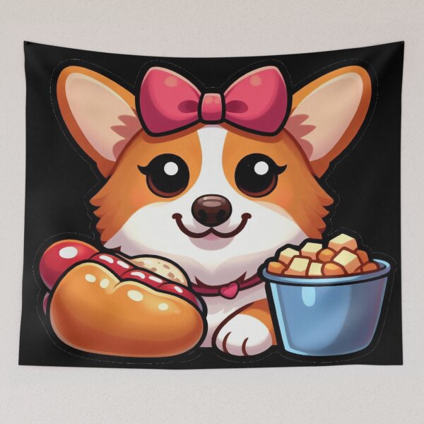 Artikelvorschau, Süßes Corgi-Mama-Kunstwerk - süß entworfen und verkauft von Shtex.