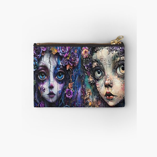 Item preview, Creepy Faces and Purple Roses designed and sold by RumpledFoxes.