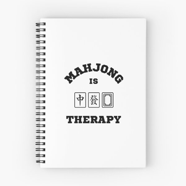 Item preview, Mahjong is Therapy - Black | I love Mahjong Tiles designed and sold by PawaPotto.