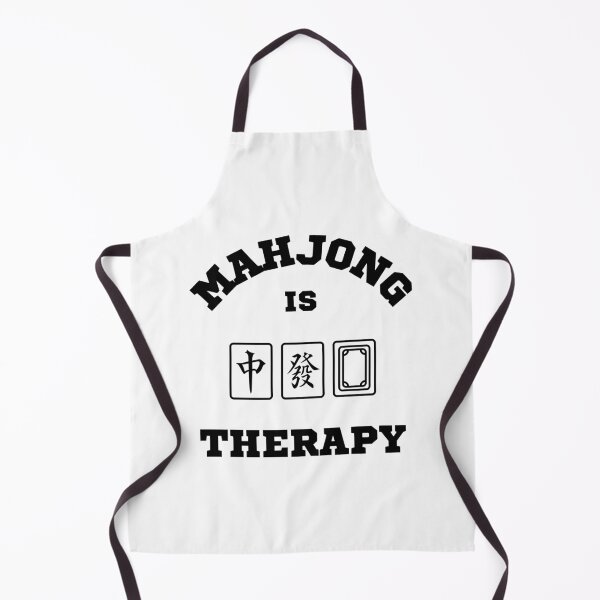 Item preview, Mahjong is Therapy - Black | I love Mahjong Tiles designed and sold by PawaPotto.