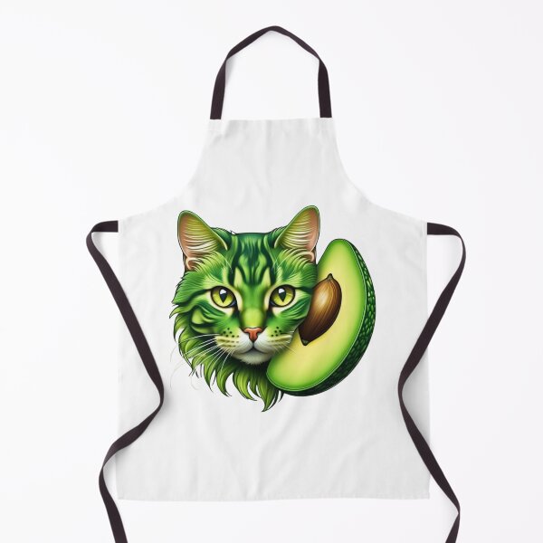 Item preview, Cute Green Avocado Cat designed and sold by LEOOTY.