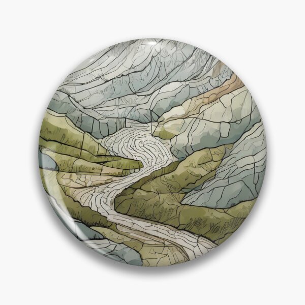 Item preview, Serene Minimalistic Landscape designed and sold by drawbey.