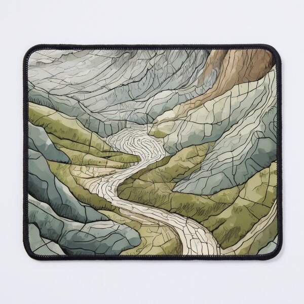 Item preview, Serene Minimalistic Landscape designed and sold by drawbey.