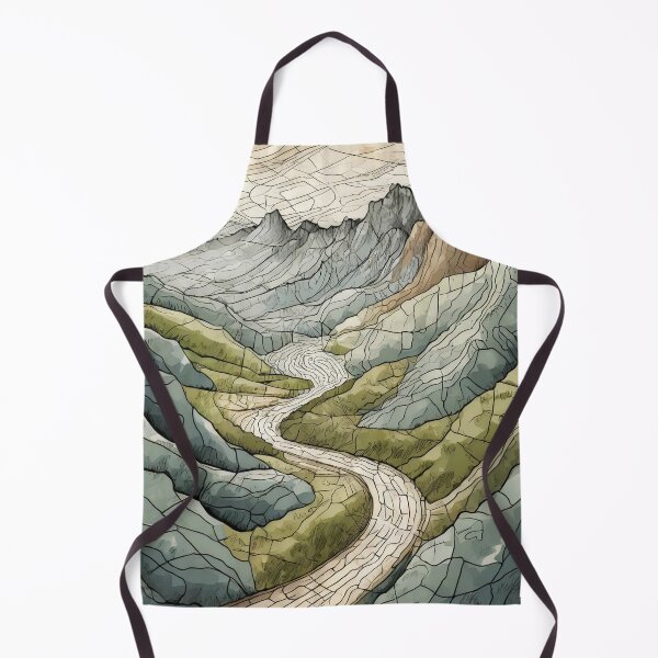 Item preview, Serene Minimalistic Landscape designed and sold by drawbey.