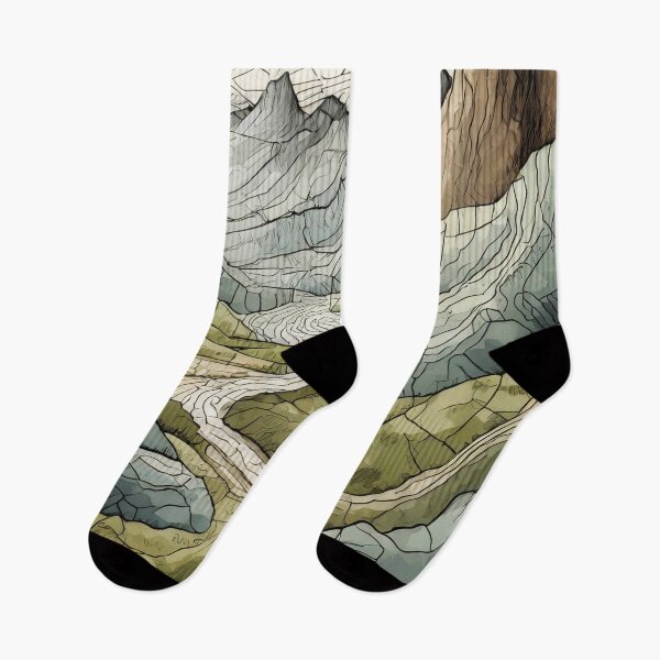 Item preview, Serene Minimalistic Landscape designed and sold by drawbey.