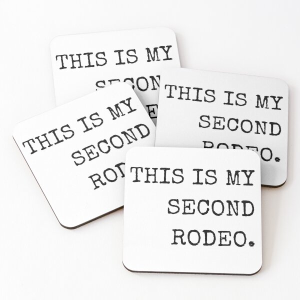 Item preview, This Is My Second Rodeo Type Font Funny Quote  designed and sold by julyperson.