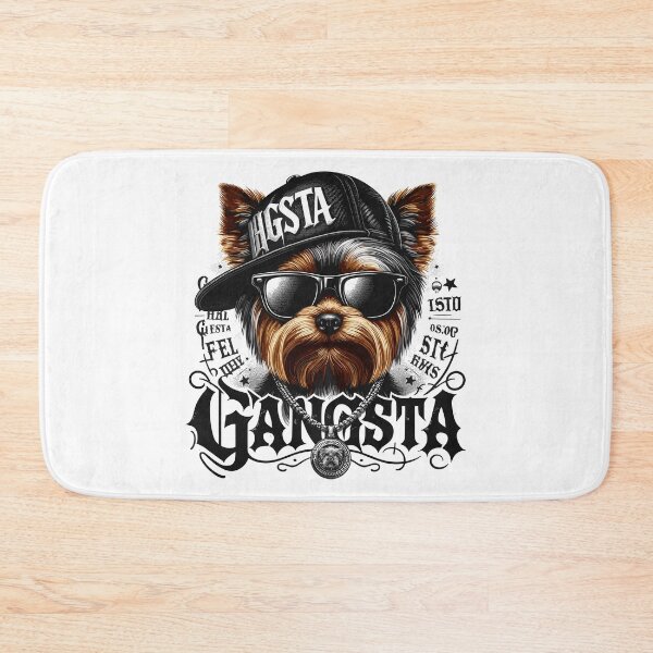 Item preview, Yorkshire Terrier Gangsta Gangster Dog Gift designed and sold by Pineapple-Tree.