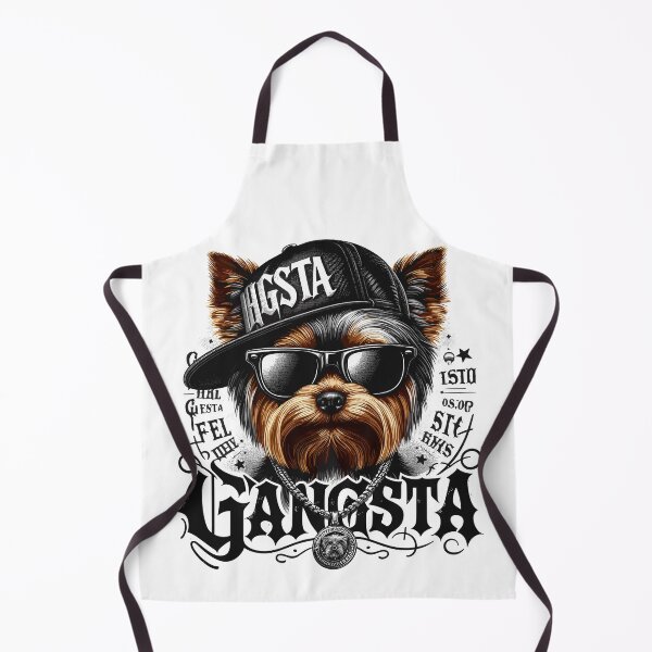 Item preview, Yorkshire Terrier Gangsta Gangster Dog Gift designed and sold by Pineapple-Tree.