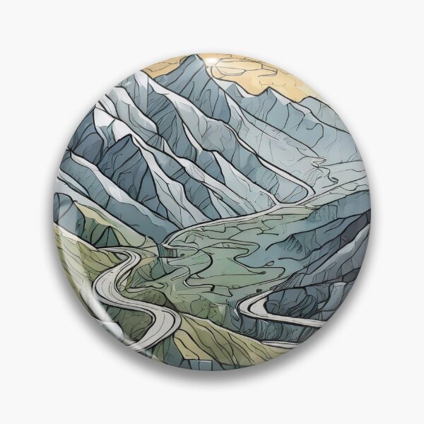 Item preview, Serene Minimalistic Landscape designed and sold by drawbey.