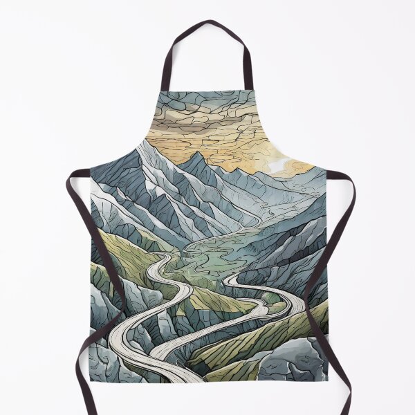 Item preview, Serene Minimalistic Landscape designed and sold by drawbey.