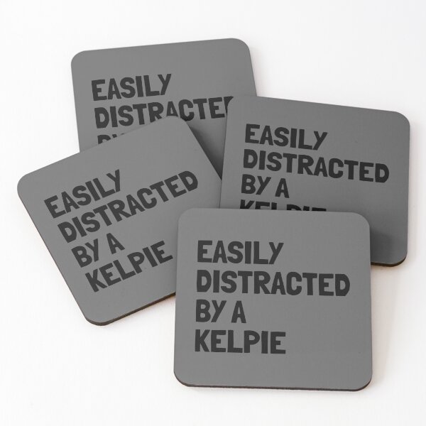 Item preview, Easily Distracted By A Kelpie Funny Dog Gift  designed and sold by Guarddogdrive.