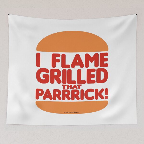 Item preview, I Flame Grilled That Parrrick! - Neg's Urban Sports designed and sold by Neg-Dupree.