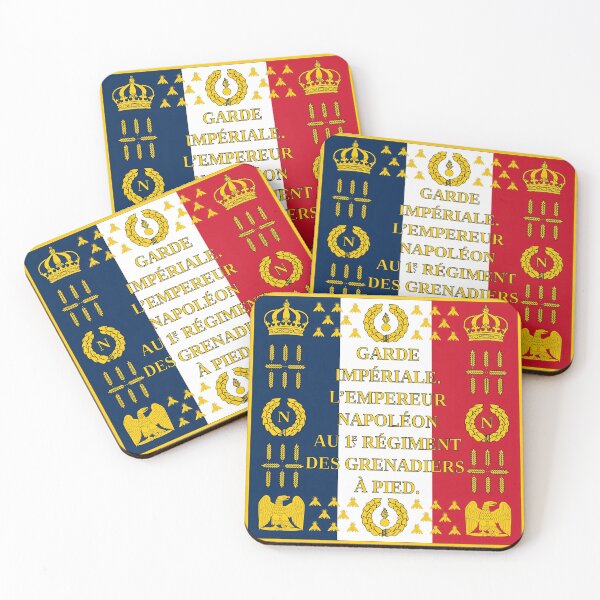Item preview, Drapeau de la Garde Impériale - Napoleonic Flag of 1st Regiment designed and sold by VintageBazaar.