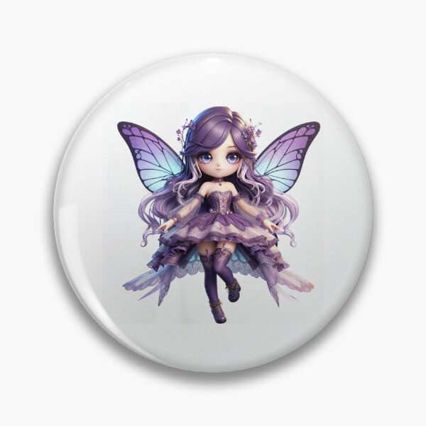 Item preview, Violet Chibi Fairy designed and sold by CHIBI_POPZ.