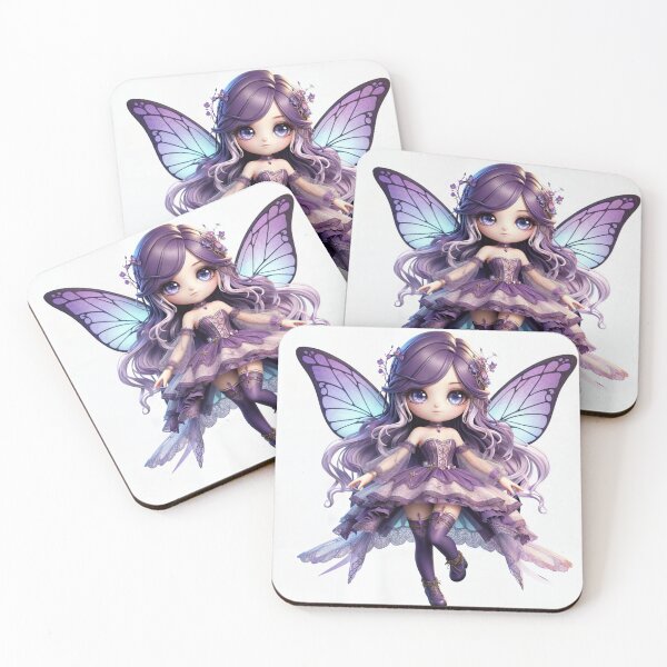 Item preview, Violet Chibi Fairy designed and sold by CHIBI_POPZ.