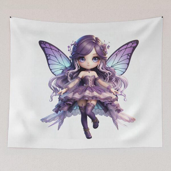 Item preview, Violet Chibi Fairy designed and sold by CHIBI_POPZ.