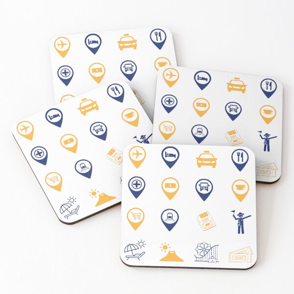 Item preview, Travel icons designed and sold by GUNAPRIYAA.
