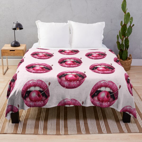Item preview, Cherry in shiny pink lips designed and sold by Margival.