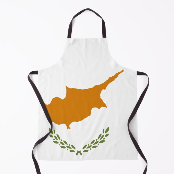 Item preview, The Cyprus flag features the shape of the island, with two olive branches designed and sold by Peter Etchells.