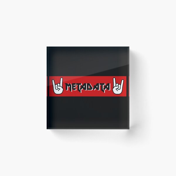 Item preview, Rock On Metadata Digital Asset Management Librarian SEO Specialist designed and sold by darkskydelights.