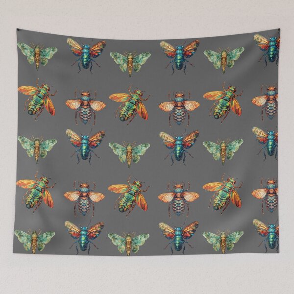 Item preview, Cicada lover pattern Insect collector entomology my hobby pack designed and sold by AlchemyColor.