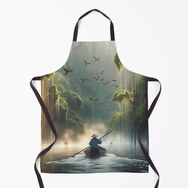 Item preview, Canoe on the river designed and sold by Vibranta Studio.