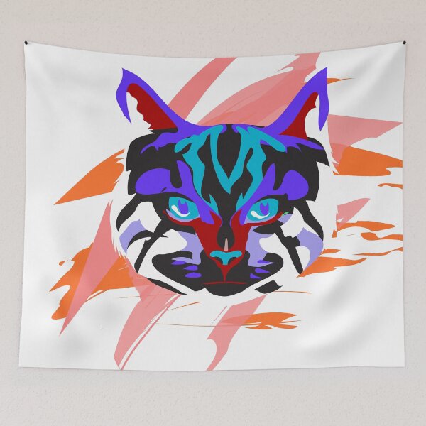 Item preview, Cat face rainbow designed and sold by Paintbase.