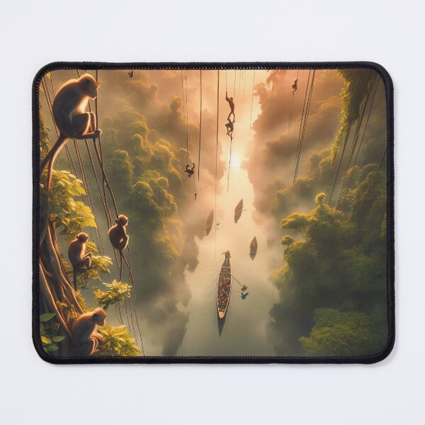 Item preview, Canoe on the river designed and sold by Vibranta Studio.