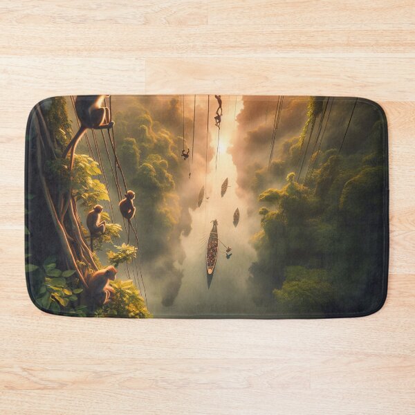 Item preview, Canoe on the river designed and sold by Vibranta Studio.
