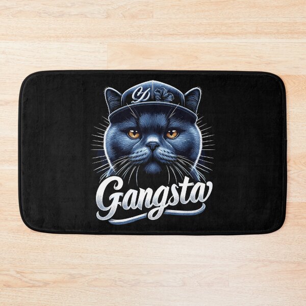 Item preview, BKH British Shorthair Blue Cat Gangsta Gangster Gift designed and sold by Pineapple-Tree.