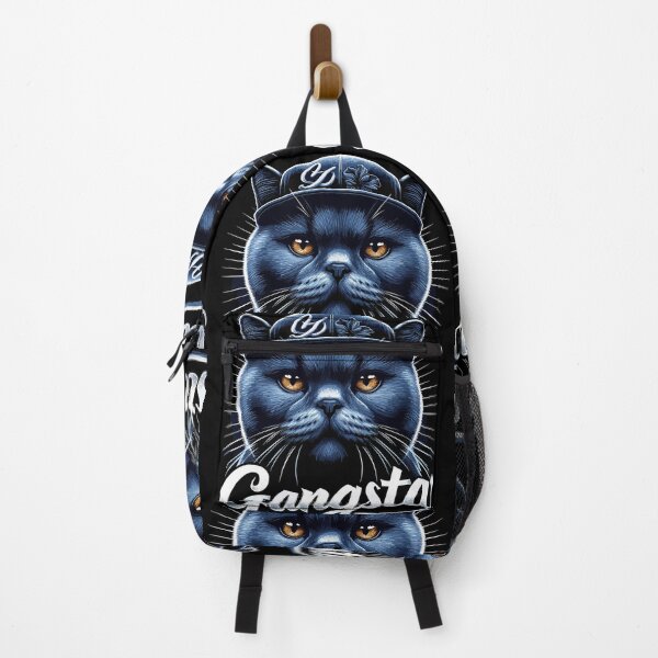 Item preview, BKH British Shorthair Blue Cat Gangsta Gangster Gift designed and sold by Pineapple-Tree.