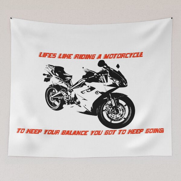 Item preview, Riding A Motorcycle Is Like Life... designed and sold by MCYouTube.