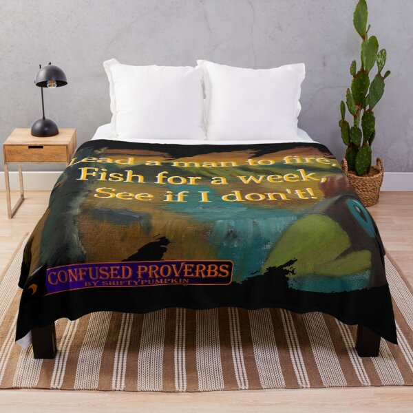 Item preview, Confused Proverbs: Lead A Man To Fire designed and sold by ShiftyPumpkin.