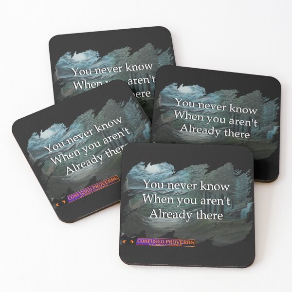 Item preview, Confused Proverbs: You Never Know designed and sold by ShiftyPumpkin.