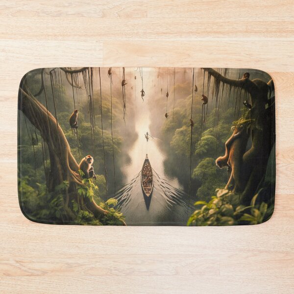 Item preview, Canoe on the river designed and sold by Vibranta Studio.