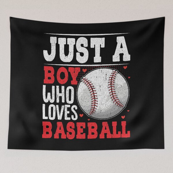Item preview, Just a Boy Who Love Baseball designed and sold by Pine-Shop.