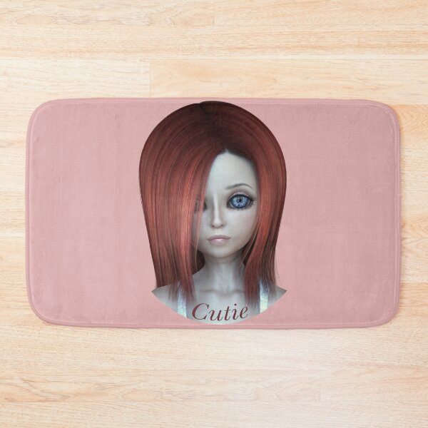 Item preview, Redhead lowbrow doll holding a red fish designed and sold by Britta Glodde.