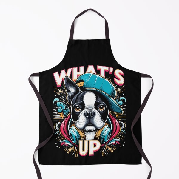 Item preview, Boston Terrier Gangster What's Up Dog Gift designed and sold by Pineapple-Tree.