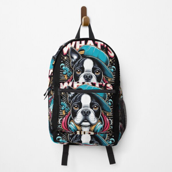 Item preview, Boston Terrier Gangster What's Up Dog Gift designed and sold by Pineapple-Tree.