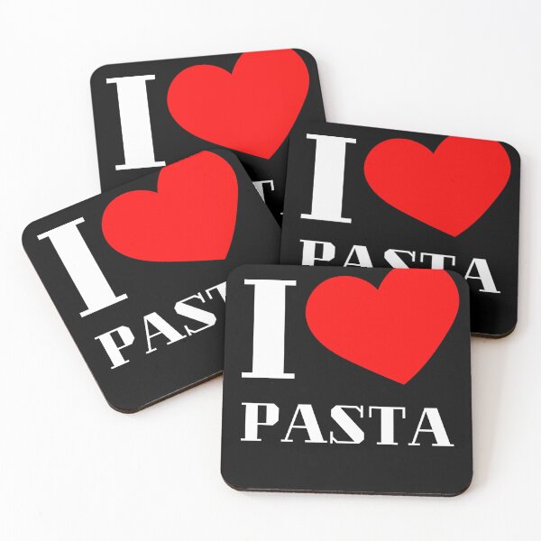 Item preview, I (Heart) Pasta | I Love Pasta Small Print designed and sold by RR-Arts.