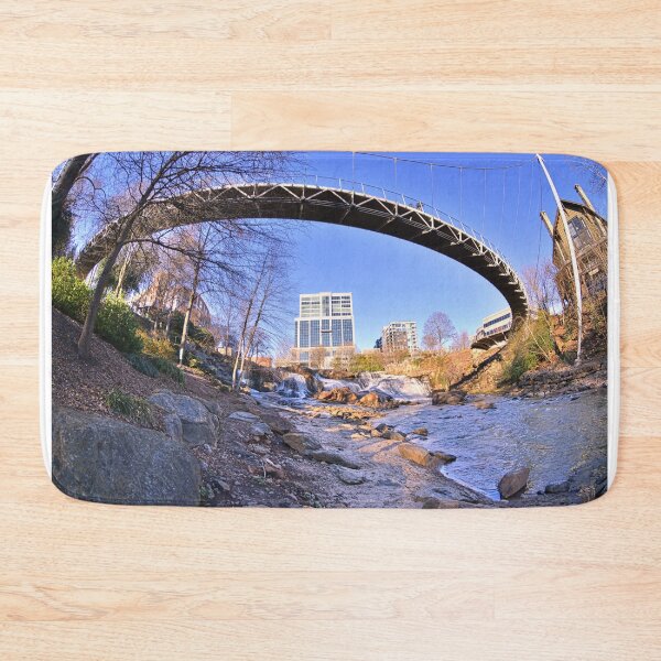 Item preview, Liberty Bridge at Falls Park on the Reedy Greenville South Carolina designed and sold by LisaWootenPhoto.