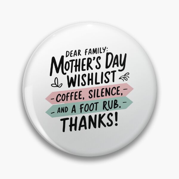 Item preview, Mom's Dream Wishlist: Minimalist Mother's Day Typography designed and sold by HahaHandlesHub.